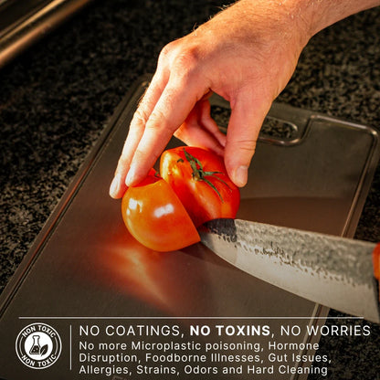 Titanium Cutting Board (Anti-Microbial)
