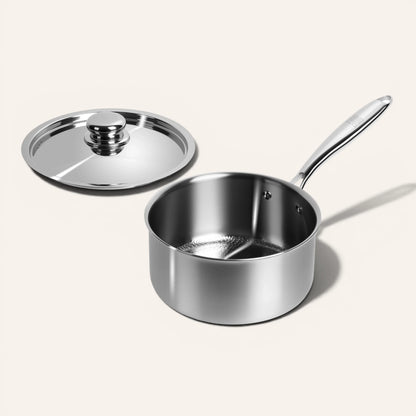Titanium Hammered Pot With Lid | 3-Qt
