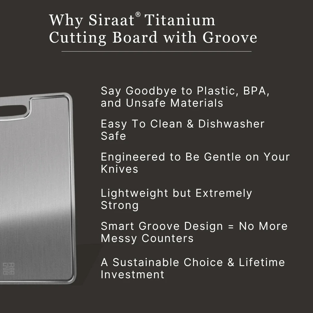 Titanium Cutting Board (Anti-Microbial)