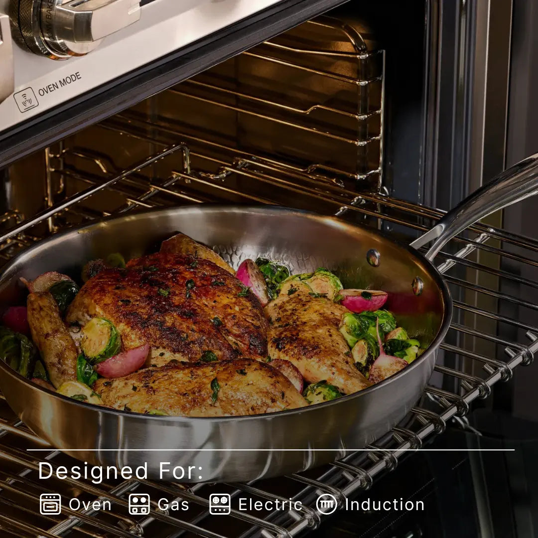 Titanium Hammered Pan Pro Large