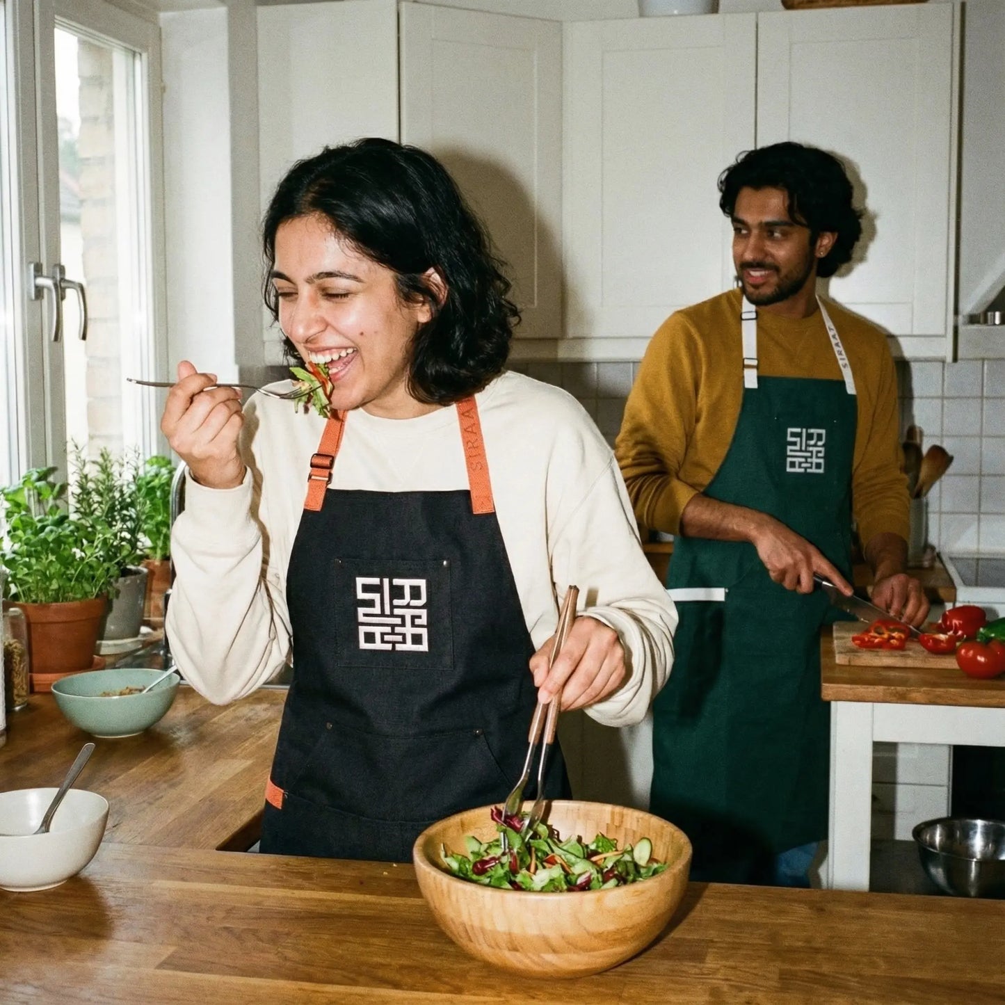 Siraat Signature Apron (Ember)