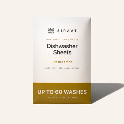Plastic-Free Dishwasher Sheets