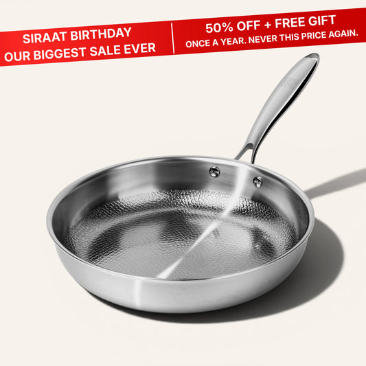 Titanium Hammered Pan Pro Large