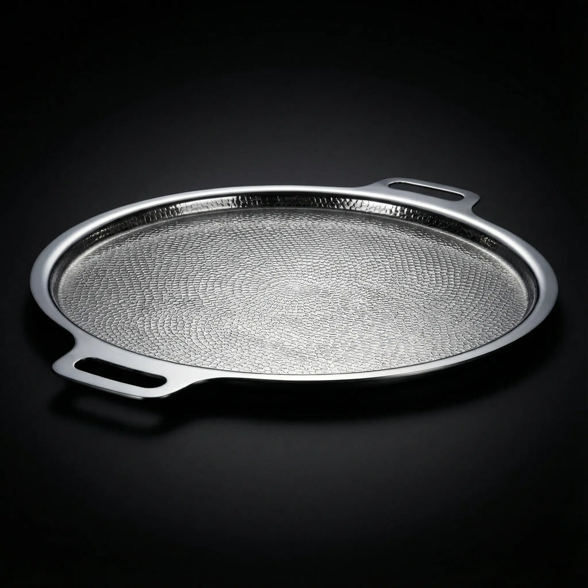 Titanium Hammered Pizza Steel