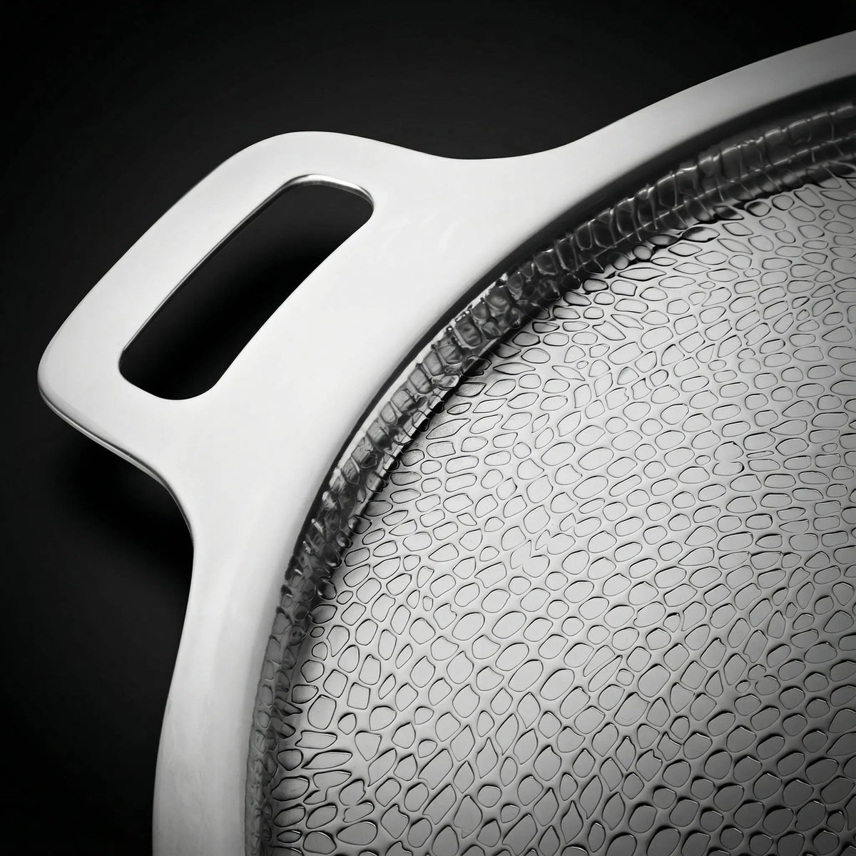 Titanium Hammered Pizza Steel