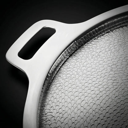 Titanium Hammered Pizza Steel
