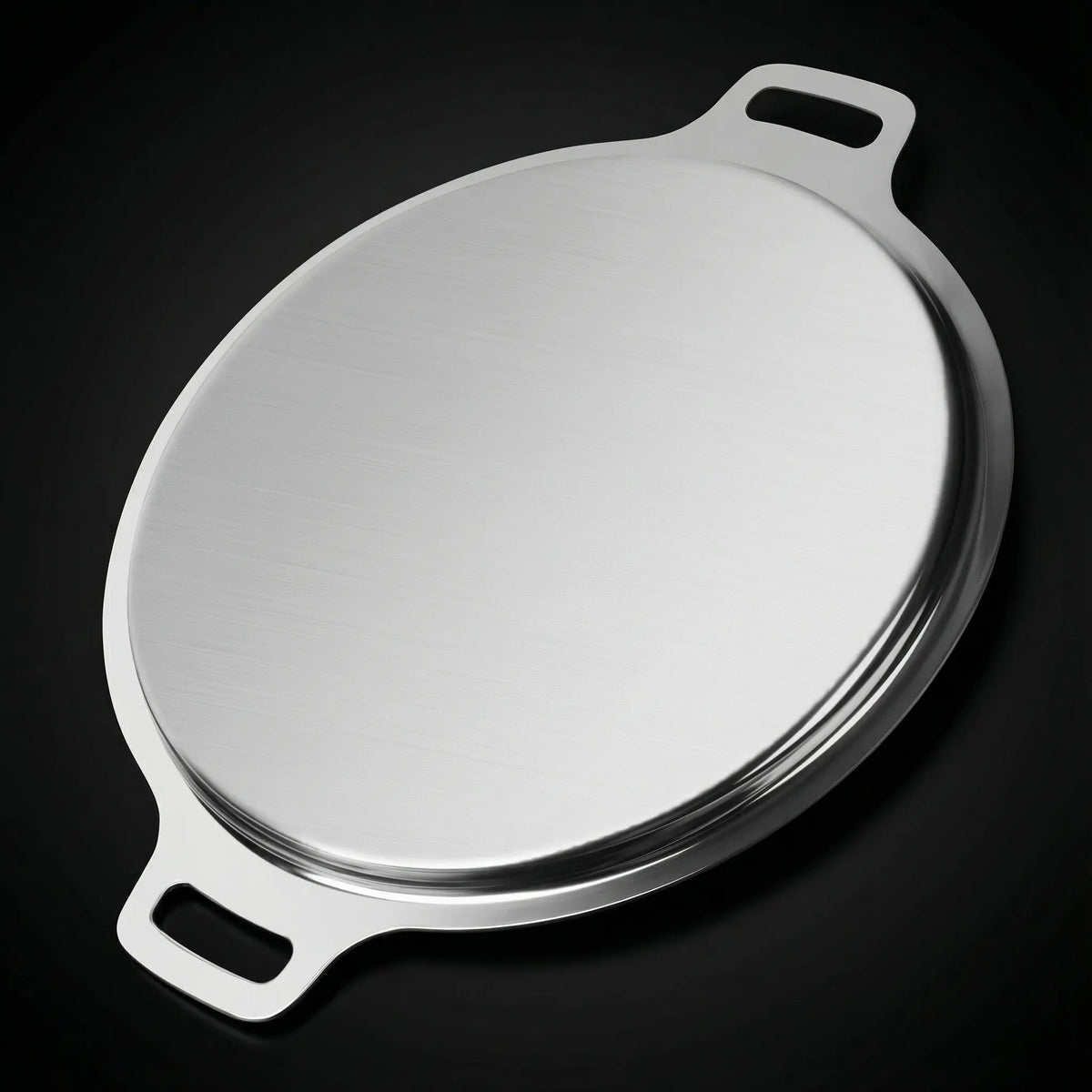 Titanium Hammered Pizza Steel