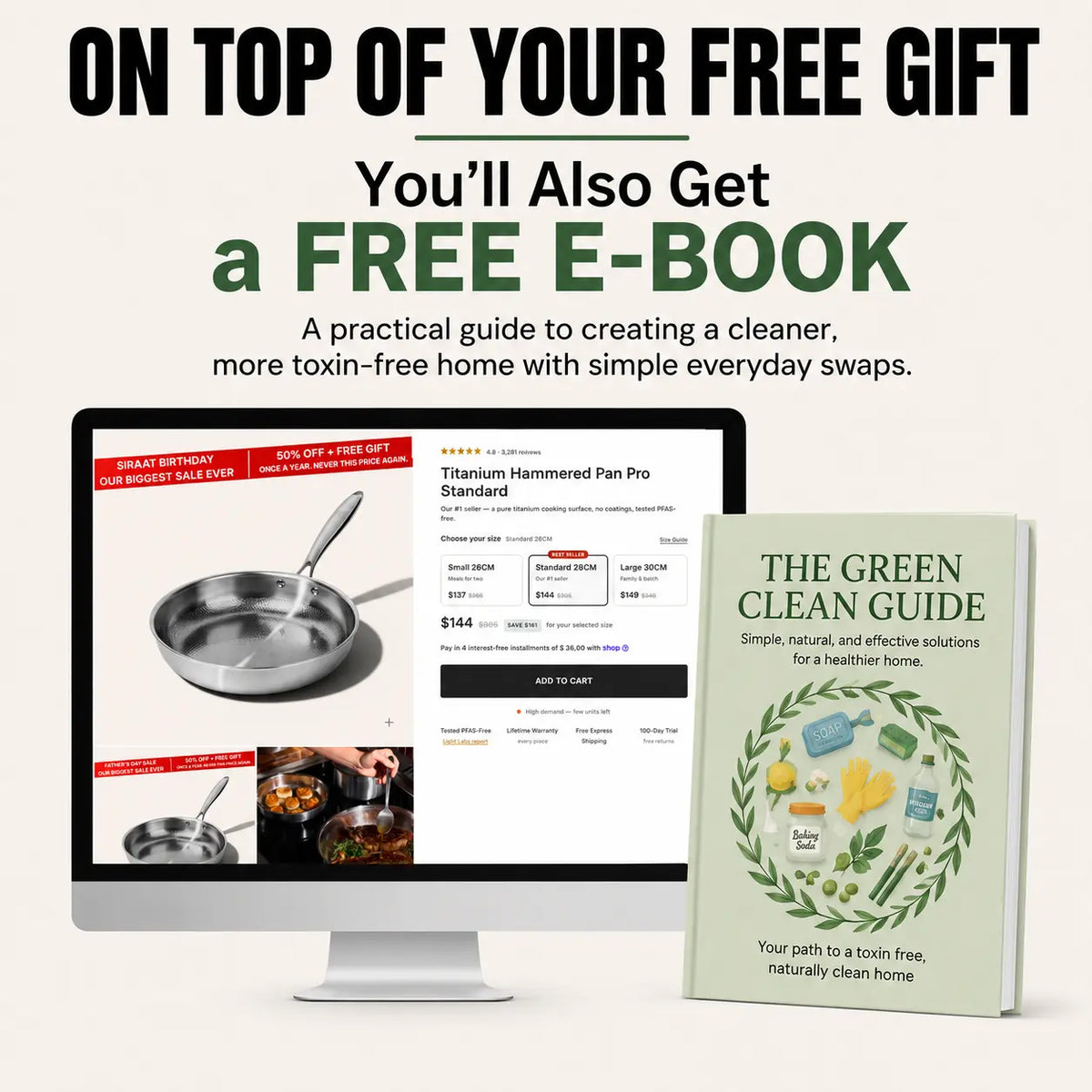 Titanium Hammered Cookware Set Pro