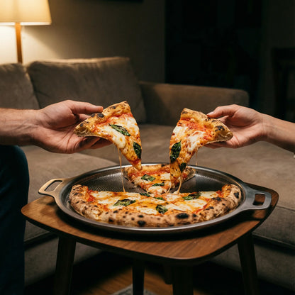 Titanium Hammered Pizza Steel